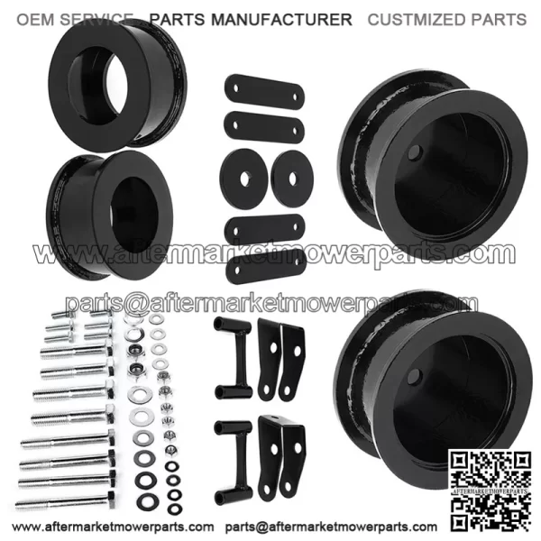 2.5" Front 2" Rear Leveling Kit & Shock Extender For Jeep Wrangler - Image 5