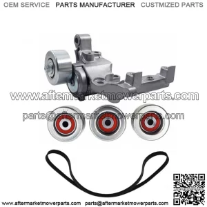 For 2005-2015 Toyota Tacoma 4Runner Belt Tensioner & 3 Pulley+ Drive Belt Kit