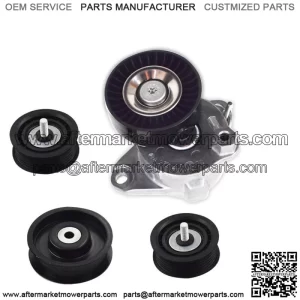Belt Tensioner W/ Pulley + Idler Pulley for Mercedes C300 C350 E350 ML350 4pcs