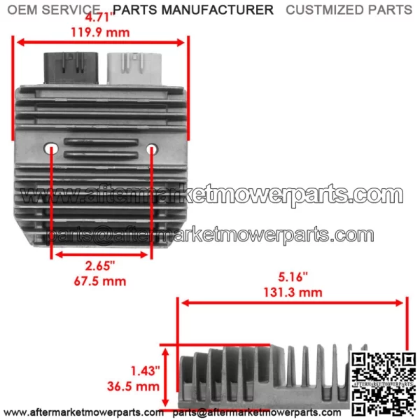 710005842 710005568 Regulator Rectifier For Can Am Maverick X3 Turbo 2018 - Image 2