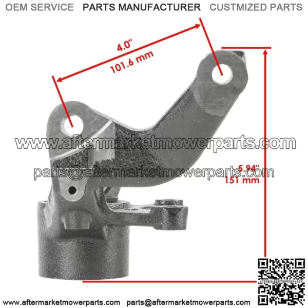 Front Left and Right Wheel Knuckle fits Yamaha Rhino 660 YXR660F 4X4 2004 - 2007 (For: 2006 Yamaha Rhino 660) - Image 3