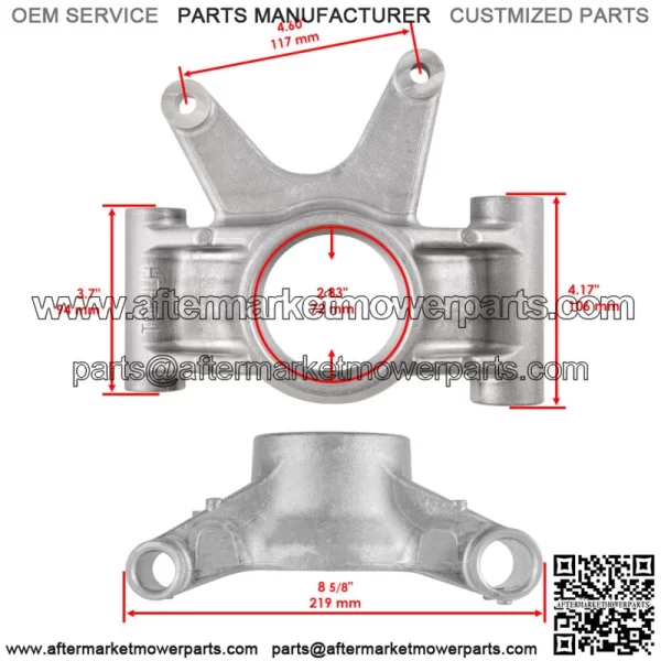 Rear Left Right Knuckle w/ Bearing Bushings fits Polaris Sportsman 850 2010-2021 - Image 2