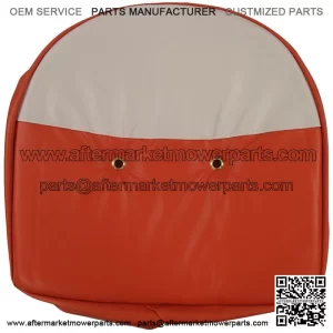 Orange and White Tractor Pan Seat Cover Universal Fits Ford Fits John Deere