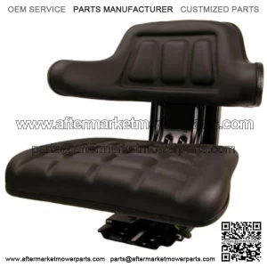 W222BL Black Tractor Universal Seat Fits Allis Chalmers, Fit Hesston Fits Yanmar