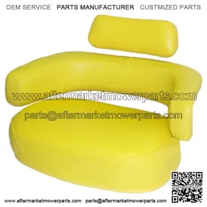 3-Pc Yellow Seat Cushion Set Fits John Deere Tractor 3010 4010 4020 4320 4430