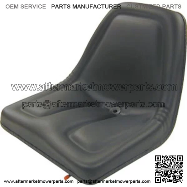 TMS444BL Black Michigan Style Seat w/ Slide Track Fits Multiple Brands & Models