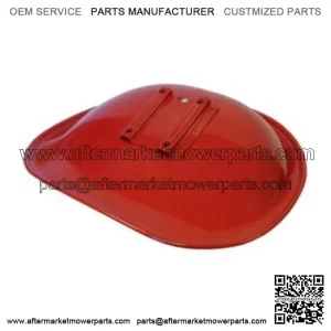 AMIHHMS Seat Red and White Vinyl Fits IH Fits FARMALL H M Tractors