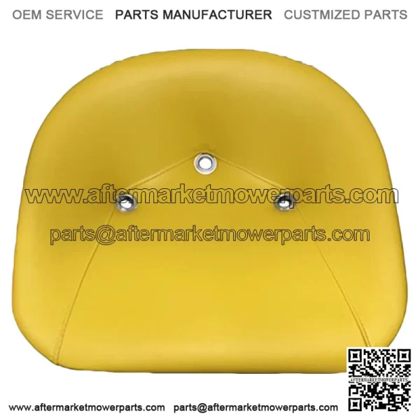 Yellow Padded Pan Seat Fits John Deere Lawn and Garden Tractors TS1200