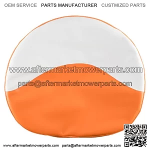 R1012 Orange & White Seat Cover, 21" Wide - Fits Case Miscellaneous Models