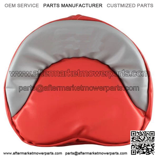 R4536 Red & Grey Tie Pan Seat Cover Fits Ford Tractors NAA Jubilee 600 800 900