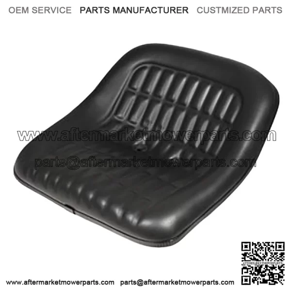Pan Seat 19" Cushion w/ 7" Spacing Vinyl Black Fits Ford 4000 3000 2000 6600 411