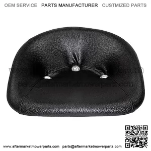 Universal Padded Pan Seat made of Steel & Black Vinyl Leatherette 2 Bolt, 3 Hole