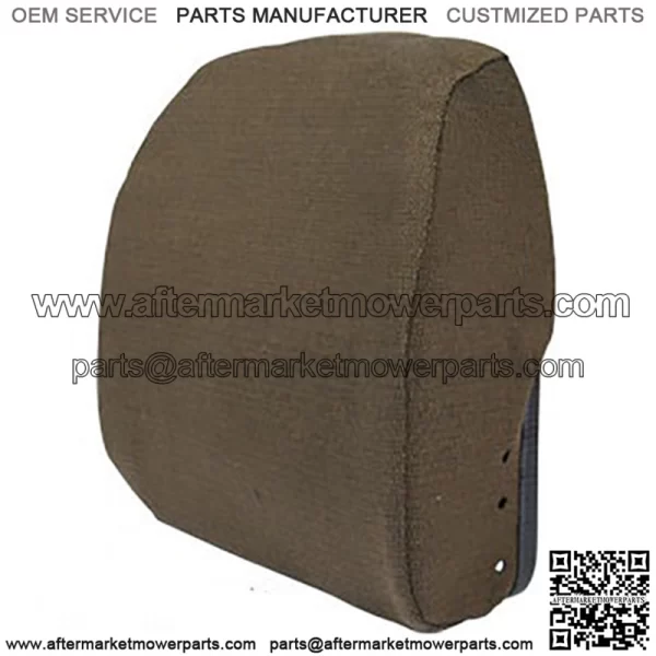 Backrest Hydraulic or Mechanical Seat Fabric Brown Fits John Deere 9400 7700 423