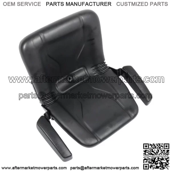 01004834 Black Lawn Mower Seat Armrests For Cub Cadet 757-04070 Dixie Chopper - Image 2