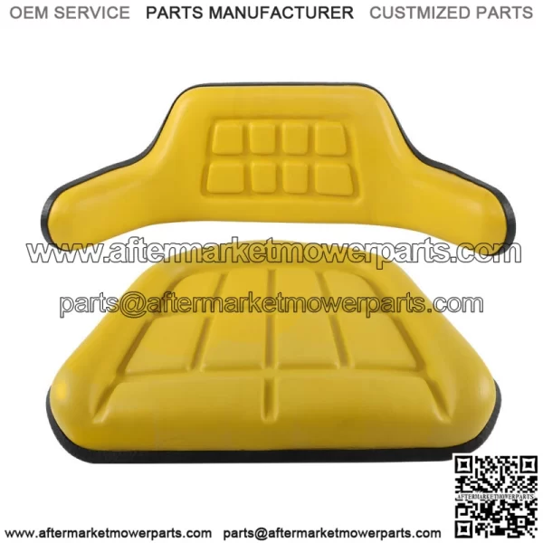 2 Piece Yellow Seat Cushion Set For John Deere 310 310A 310B 401 Backhoe Loader - Image 2