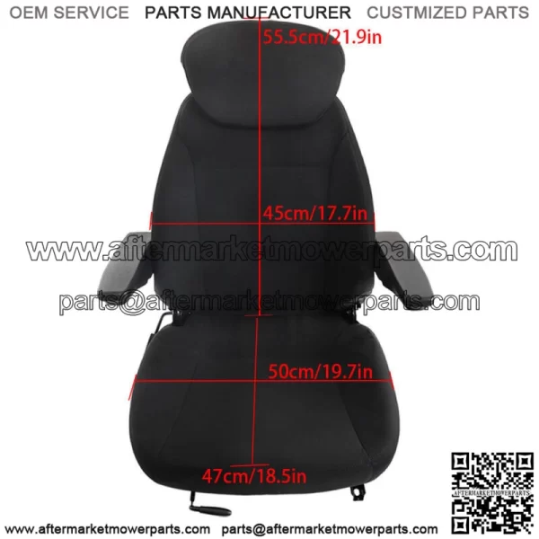 Seat Assembly Fits New Holland Loader Backhoe 555 555A 555B 555C 555D 555E 575D - Image 2