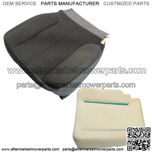 Dark Gray Driver Bottom Seat Cover+Foam Cushion For 2002-05 Dodge Ram 1500 2500 - Image 4