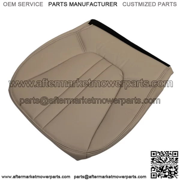 Driver Bottom Seat Cover Eddie Bauer Leather Tan For 1997-2002 Ford Expedition - Image 3