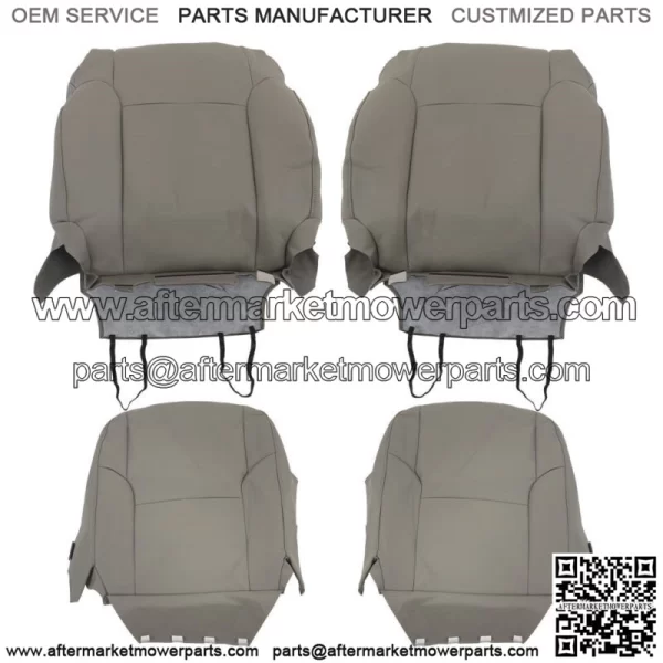 For 2003-2008 2009 Toyota 4Runner Front Passenger Driver Seat Cover Leather Gray