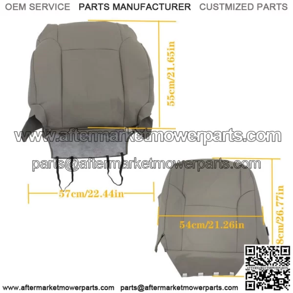 For 2003-2008 2009 Toyota 4Runner Front Passenger Driver Seat Cover Leather Gray - Image 2