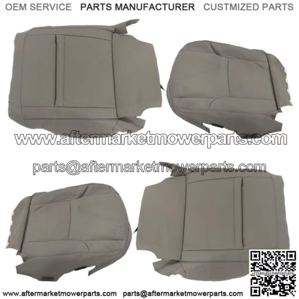 For 2003-2008 2009 Toyota 4Runner Front Passenger Driver Seat Cover Leather Gray - Image 3