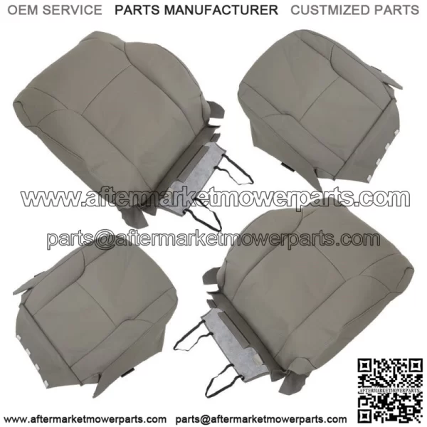 For 2003-2008 2009 Toyota 4Runner Front Passenger Driver Seat Cover Leather Gray - Image 4