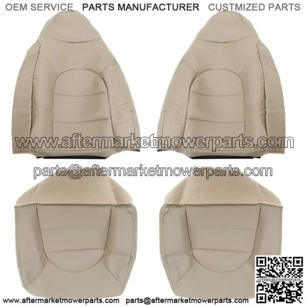Seat Cover Front Driver&Passenger Side For 1999 2000 Ford F250 350 Lariat Tan
