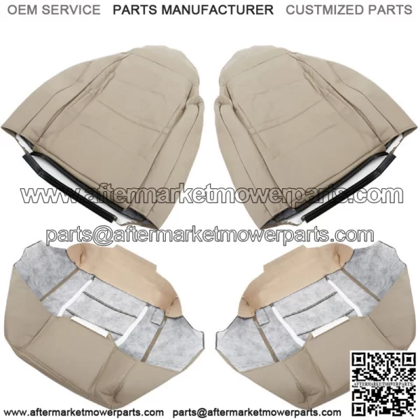 Seat Cover Front Driver&Passenger Side For 1999 2000 Ford F250 350 Lariat Tan - Image 4