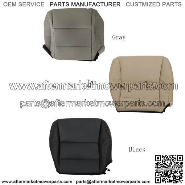 For 2013-16 17 Honda Accord Driver Side Bottom Seat Cover Perforated Leather