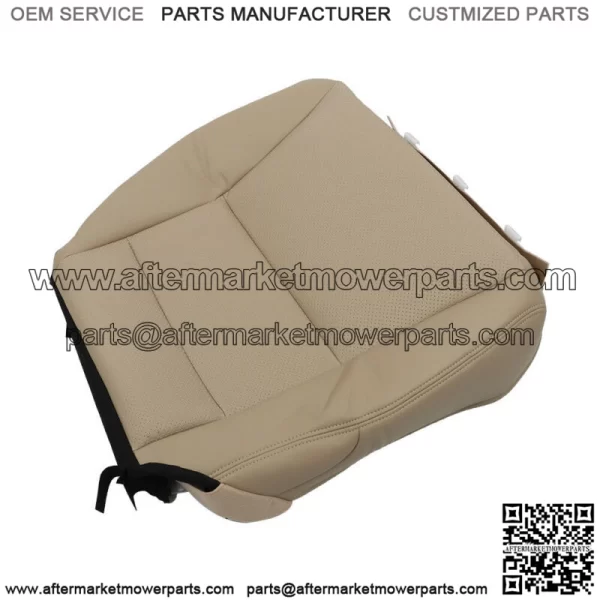 For 2013-16 17 Honda Accord Driver Side Bottom Seat Cover Perforated Leather - Image 2