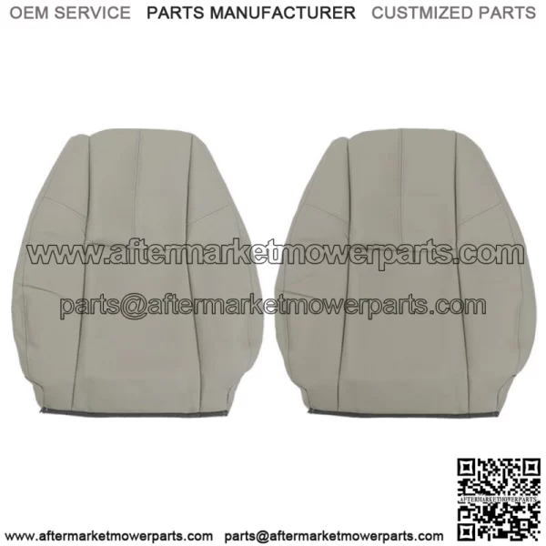 Seat Cover Gray For 2007-2014 Chevy Tahoe GMC Sierra Front Left&Right Bottom&Top - Image 4