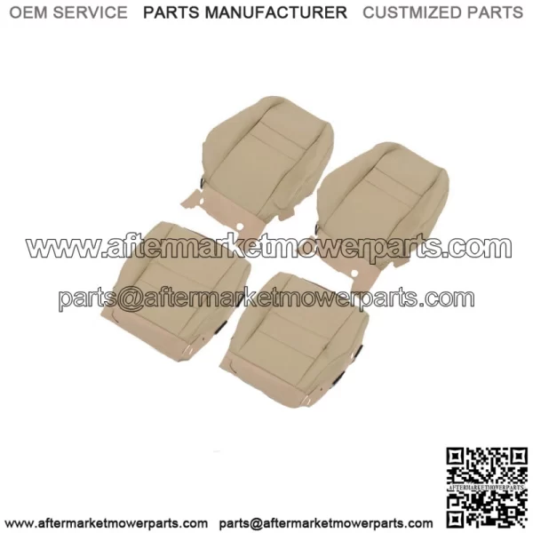 For 2007-2011 Honda CRV CR-V Beige Tan Front Left Right Seat Cover Leather