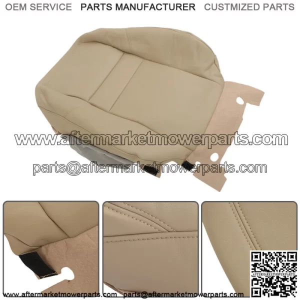 For 2007-2011 Honda CRV CR-V Beige Tan Front Left Right Seat Cover Leather - Image 2