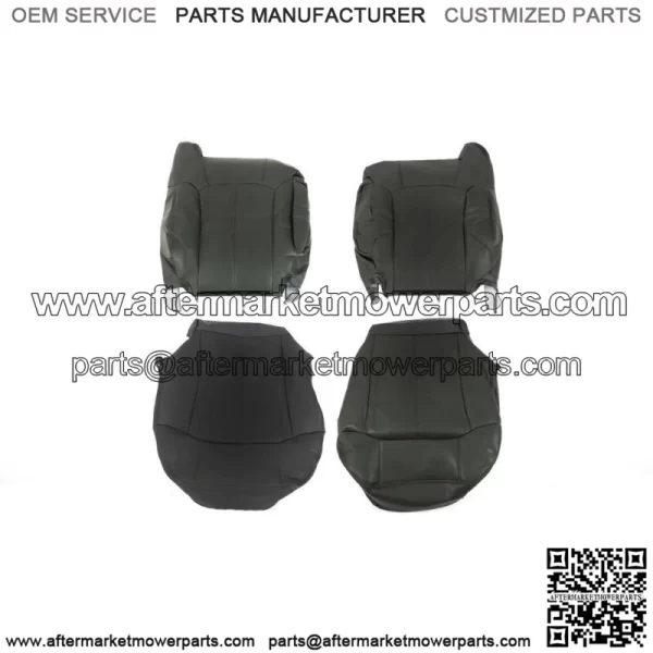 Seat Cover For 1999-2002 Chevy Silverado&GMC Sierra Leather Graphite Both Side