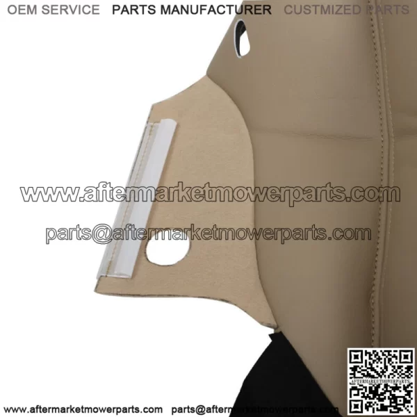 Driver Side Bottom Seat Cover Perforated Leather Tan For 2013-16 17 Honda Accord - Image 2