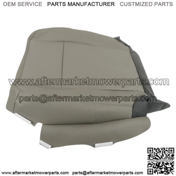 For 2007-2015 Ford Expedition XLT, EL XLT Driver Bottom Leatherette Seat Gray - Image 5