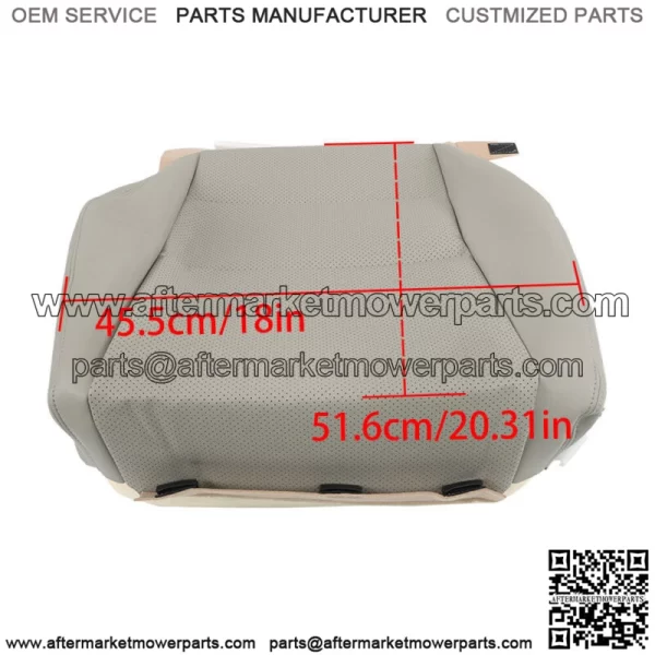 Seat Cover Front Main Driver Bottom Leather Gray For Acura RDX 2007-2011 2012 - Image 4