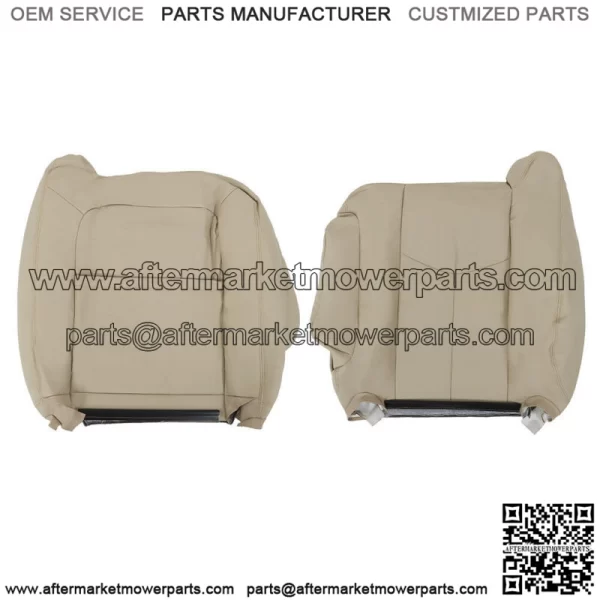 Seat Cover Light Tan For 2003-2005 2006 Chevy Tahoe GMC Yukon Driver&Passenger - Image 5