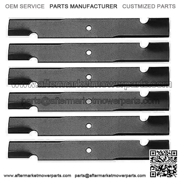 6 PACK NEW OREGON PART NUMBER 91-626 MOWER BLADE 21" FOR SCAG,FERRIS, JOHN DEERE