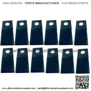 John Deere Original Equipment Mower Blade Set of 12- FH323281,12