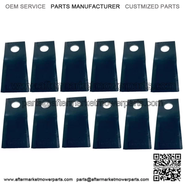 John Deere Original Equipment Mower Blade Set of 12- FH323281,12