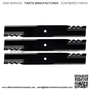 Oregon 396-704 Blade Mulch Gator G6 for John Deere Hustler Fas Trak Super 3-PACK