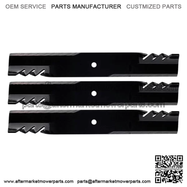 Oregon 396-704 Blade Mulch Gator G6 for John Deere Hustler Fas Trak Super 3-PACK