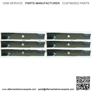 6 Blades for Husqvarna, Snapper, Yazoo: 539113425, 575296401 & More. 16-1/4"