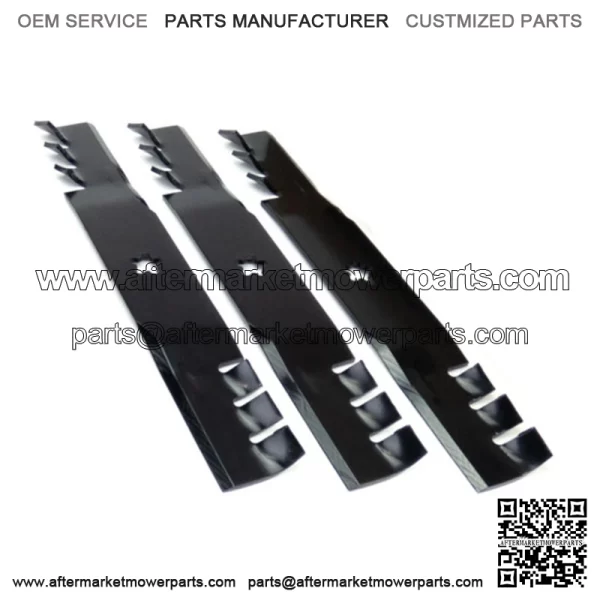 3 Toothed Blades Fits AYP Yazoo-Kees with 48" Cut Husqvarna 539113425