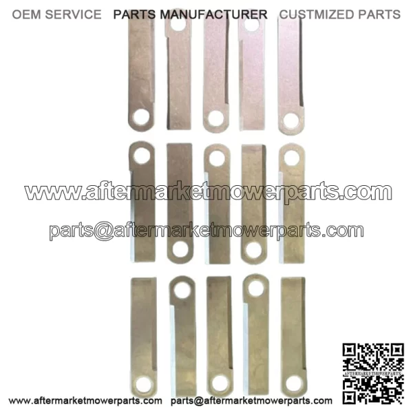 Hover Mower Blades - 15 Brand New, Sharp, Stainless Steel, Reversible blades