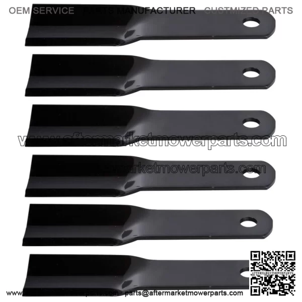 6PK Oregon Heavy Duty Blade for 44" Woods P90 P990 RM90-1, RM90-2, RM990, P990-3