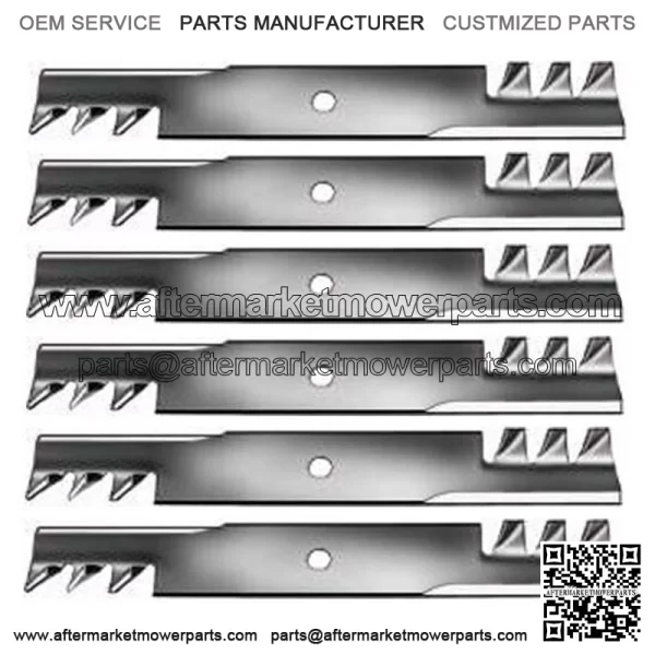 6-TOOTHED MULCHING BLADES FITS 32"/48" ARIENS EXMARK FERRIS GRAVELY SNAPPER TORO