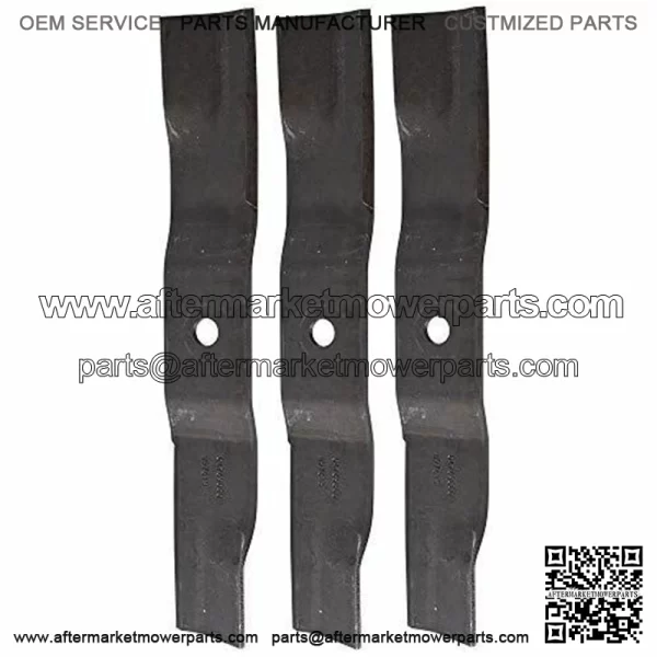 Ariens 3 OEM High Lift Mower Blades Ariens Gravely Pro-Turn 152 w/ 52" Deck 004 - Image 2
