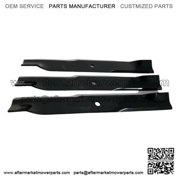 3 BLADES Fits ZTHD GRAVELY 60" WELDED DECKS BLADES